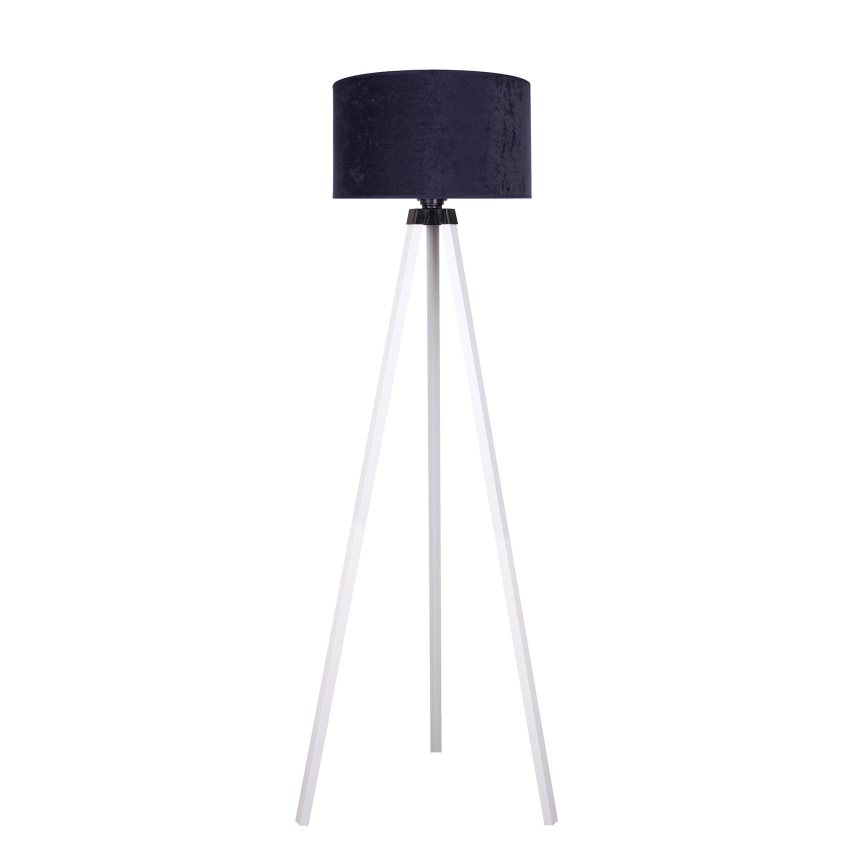 Brilagi - Candeeiro de chão VELVET 1xE27/60W/230V branco/azul