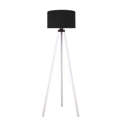 Brilagi - Candeeiro de chão VELVET 1xE27/60W/230V branco/preto