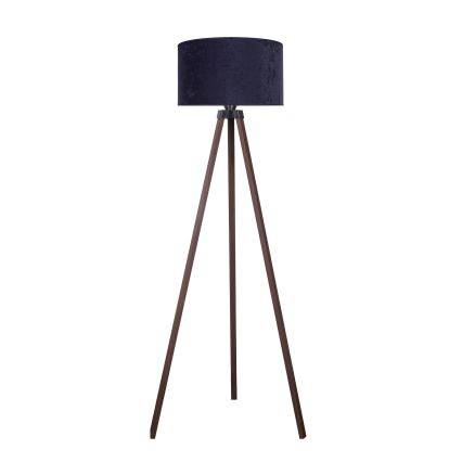 Brilagi - Candeeiro de chão VELVET 1xE27/60W/230V castanho/azul