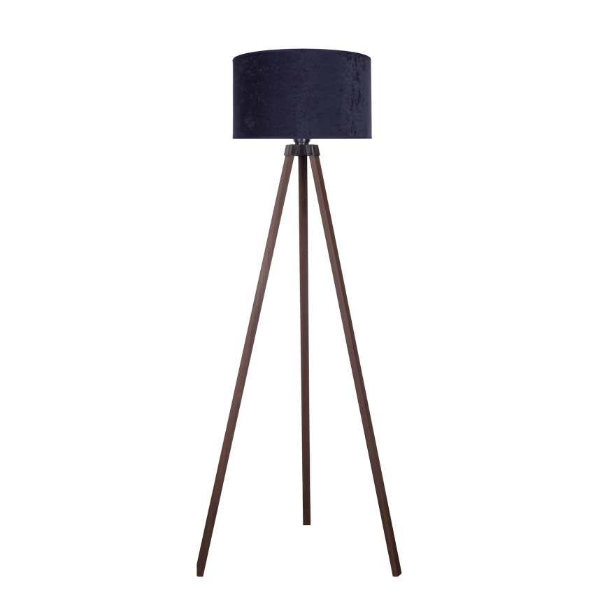Brilagi - Candeeiro de chão VELVET 1xE27/60W/230V castanho/azul