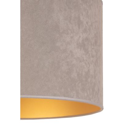 Brilagi - Candeeiro de chão VELVET 1xE27/60W/230V castanho/cinzento