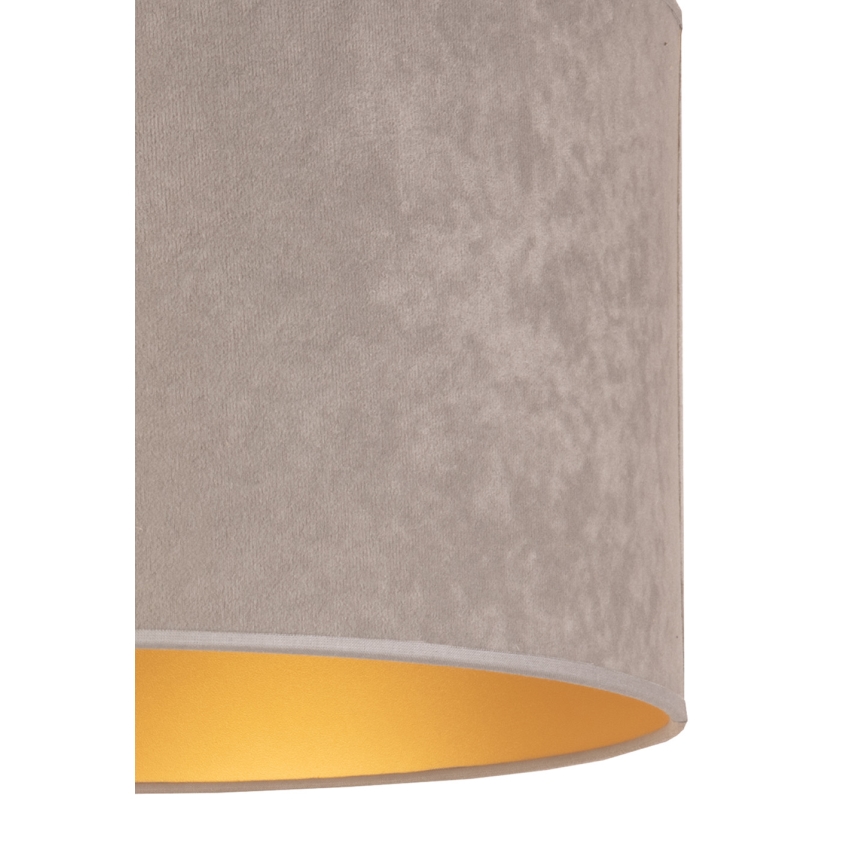 Brilagi - Candeeiro de chão VELVET 1xE27/60W/230V castanho/cinzento