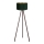 Brilagi - Candeeiro de chão VELVET 1xE27/60W/230V castanho/verde