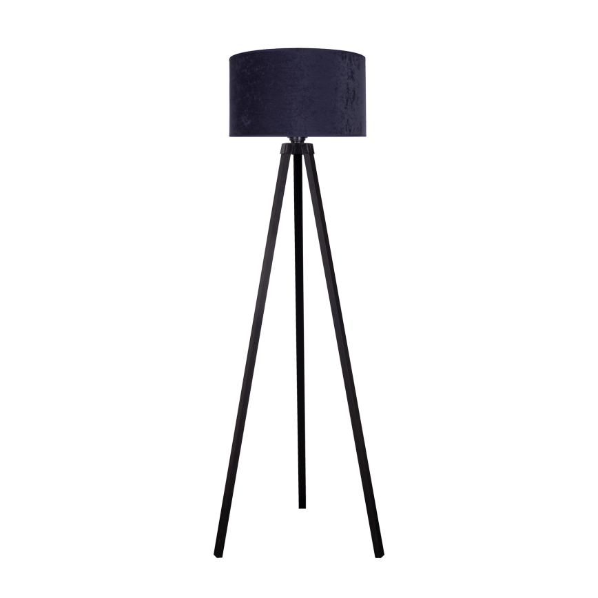 Brilagi - Candeeiro de chão VELVET 1xE27/60W/230V preto/azul