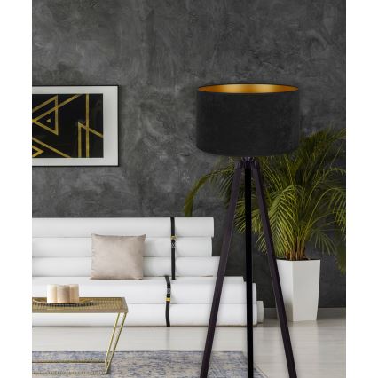 Brilagi - Candeeiro de chão VELVET 1xE27/60W/230V preto
