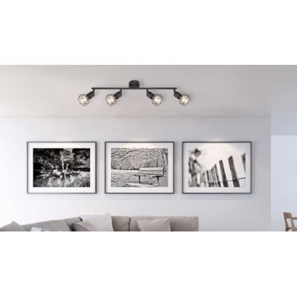 Brilagi - Candeeiro de focos CAGE 4xE14/40W/230V