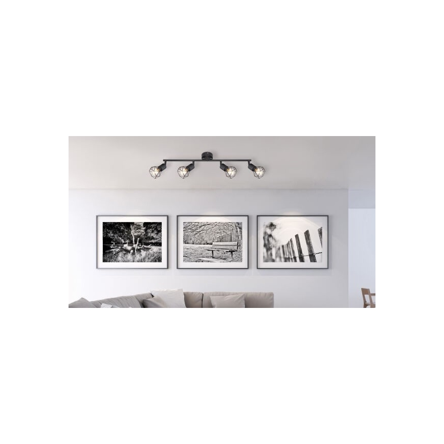 Brilagi - Candeeiro de focos CAGE 4xE14/40W/230V