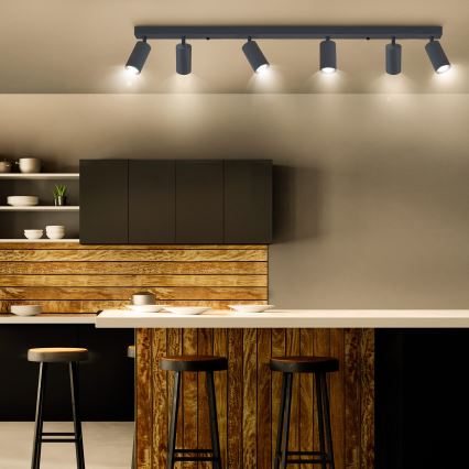 Brilagi - Luminária spot LED RGBW dimerizável SELE 6xGU10/6,5W/230V 2700-6500K antracite