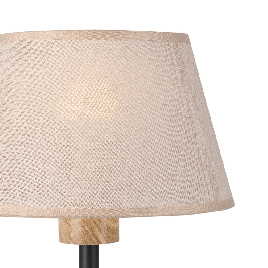 Brilagi - Candeeiro de mesa ANTHONY 1xE27/60W/230V carvalho/bege