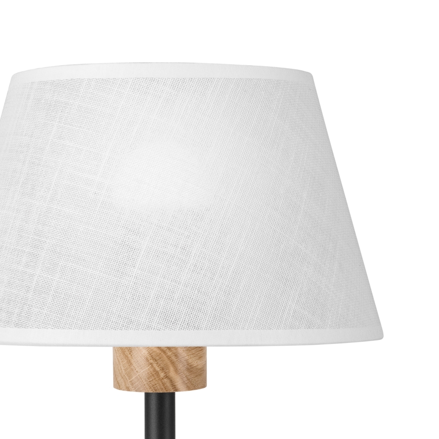 Brilagi - Candeeiro de mesa ANTHONY 1xE27/60W/230V carvalho/branco