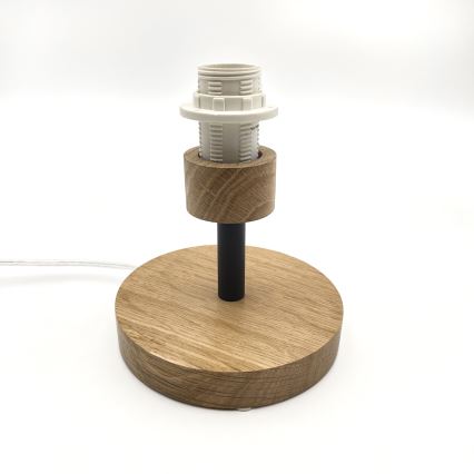 Brilagi - Candeeiro de mesa ANTHONY 1xE27/60W/230V carvalho/branco