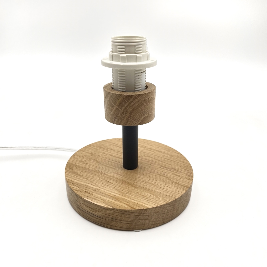 Brilagi - Candeeiro de mesa ANTHONY 1xE27/60W/230V carvalho/branco