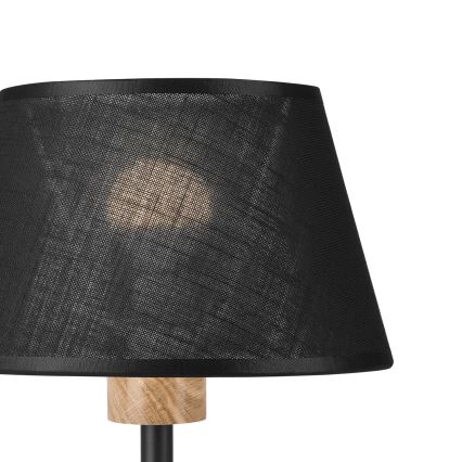 Brilagi - Candeeiro de mesa ANTHONY 1xE27/60W/230V carvalho/preto