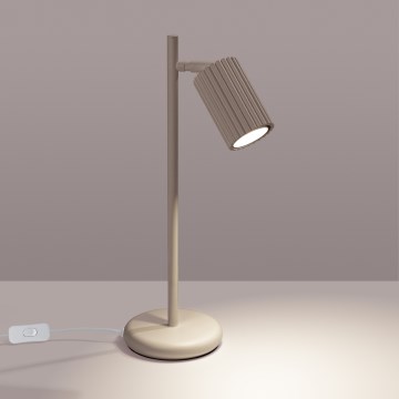 Brilagi - Candeeiro de mesa CRESTO 1xGU10/10W/230V taupe