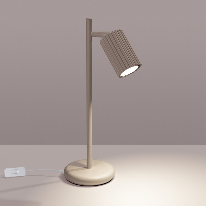 Brilagi - Candeeiro de mesa CRESTO 1xGU10/10W/230V taupe