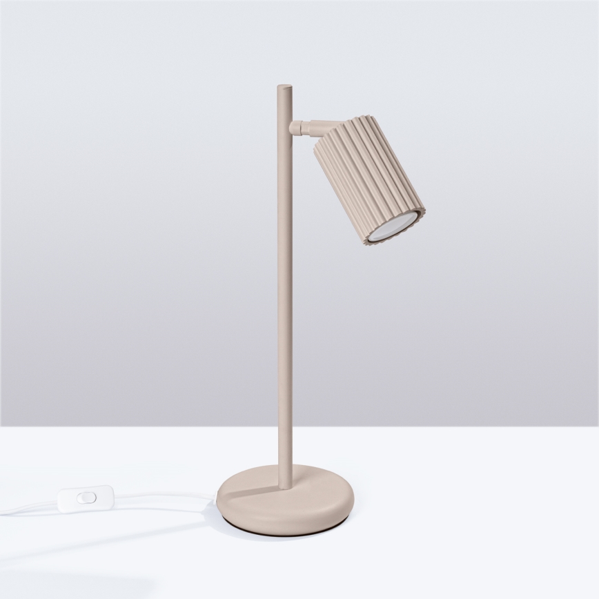 Brilagi - Candeeiro de mesa CRESTO 1xGU10/10W/230V taupe