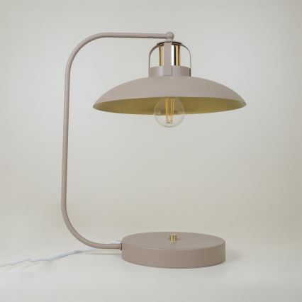 Brilagi - Candeeiro de mesa FLAMENGO 1xE27/60W/230V bege