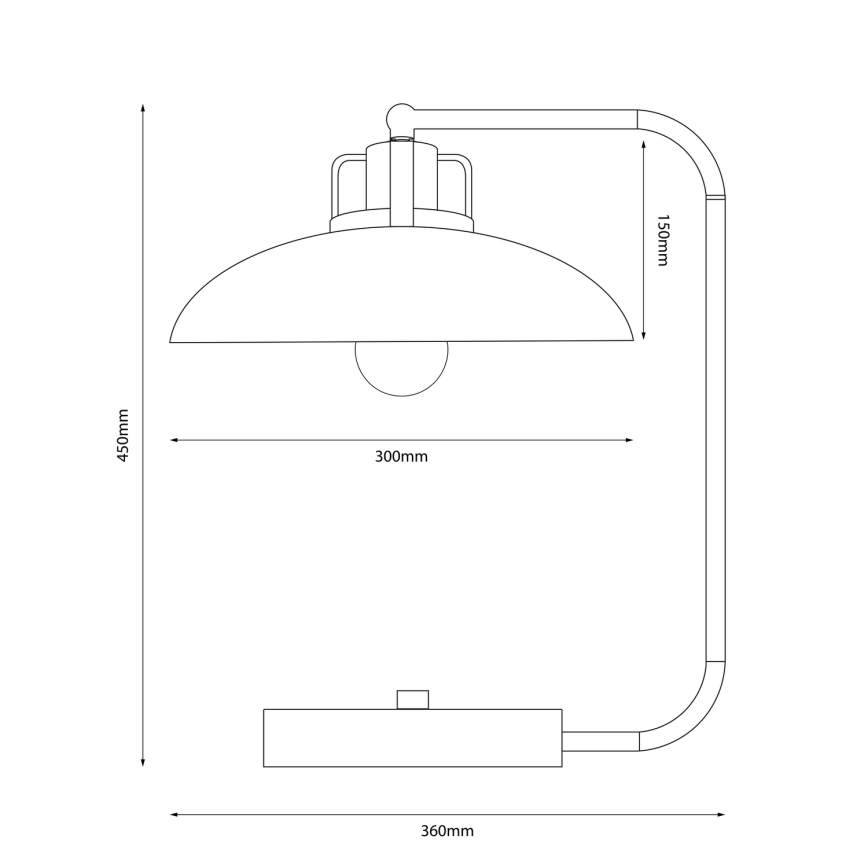 Brilagi - Candeeiro de mesa FLAMENGO 1xE27/60W/230V bege