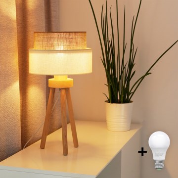 Brilagi - Candeeiro de mesa LED BOHO STYLE 1xE27/15W/230V