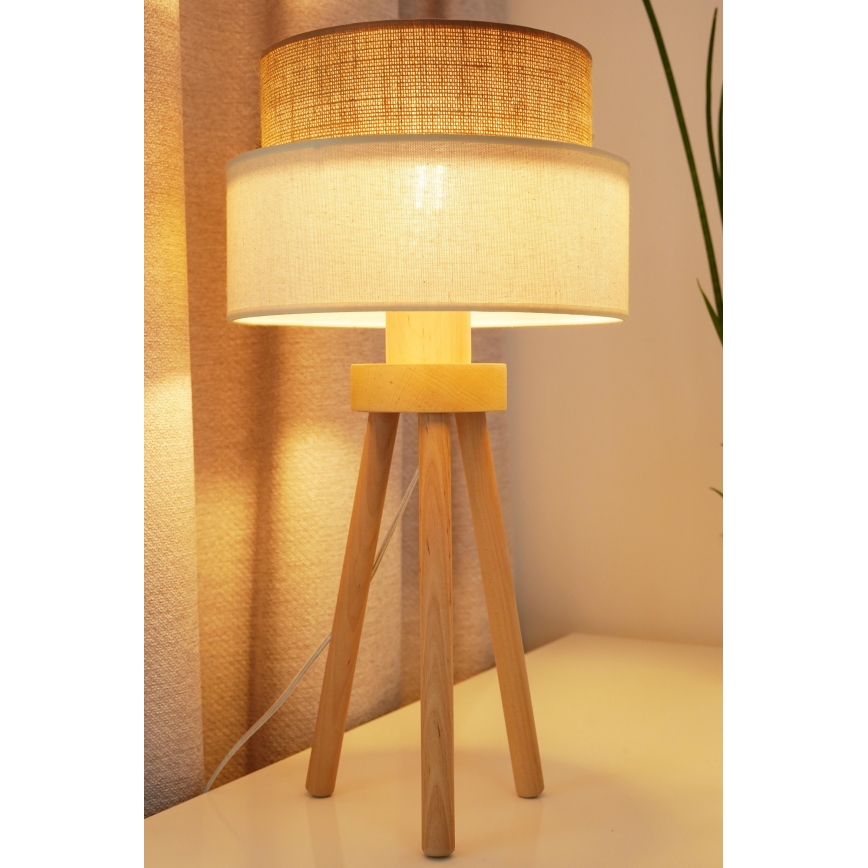 Brilagi - Candeeiro de mesa LED BOHO STYLE 1xE27/15W/230V