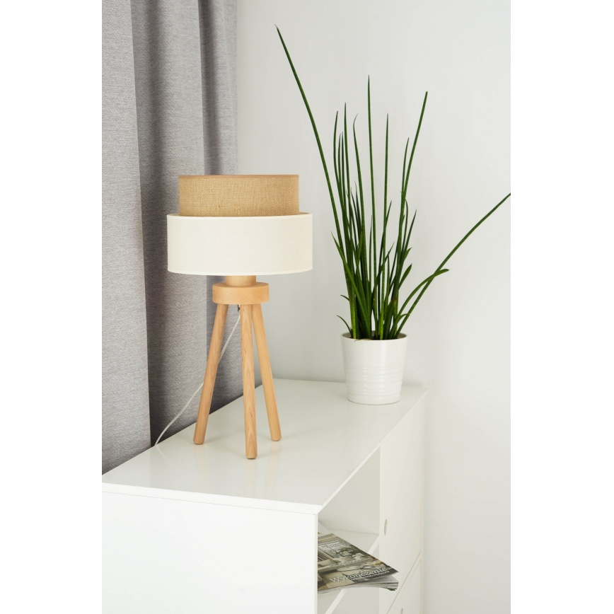 Brilagi - Candeeiro de mesa LED BOHO STYLE 1xE27/15W/230V