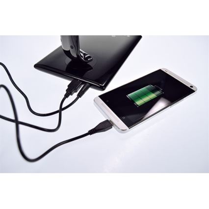 Brilagi - Candeeiro de mesa LED com regulação USB connector LED/12W/230V branco 3000 - 6000K