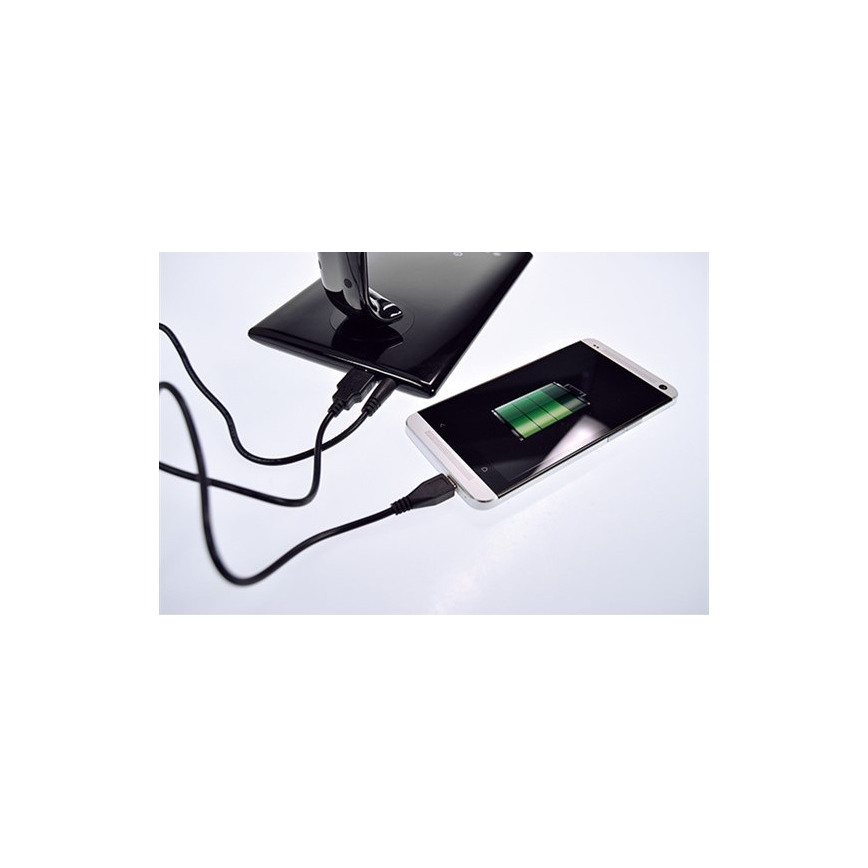 Brilagi - Candeeiro de mesa LED com regulação USB connector LED/12W/230V branco 3000 - 6000K