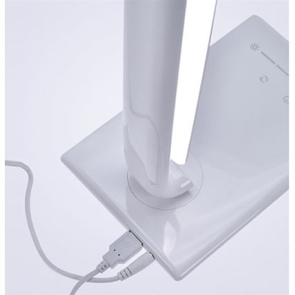 Brilagi - Candeeiro de mesa LED com regulação USB connector LED/12W/230V branco 3000 - 6000K