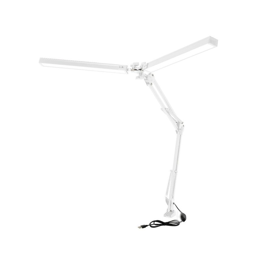 Brilagi - LED Regulação flexível candeeiro de mesa VARIO 2xLED/14W/230V 3000-6000K branco