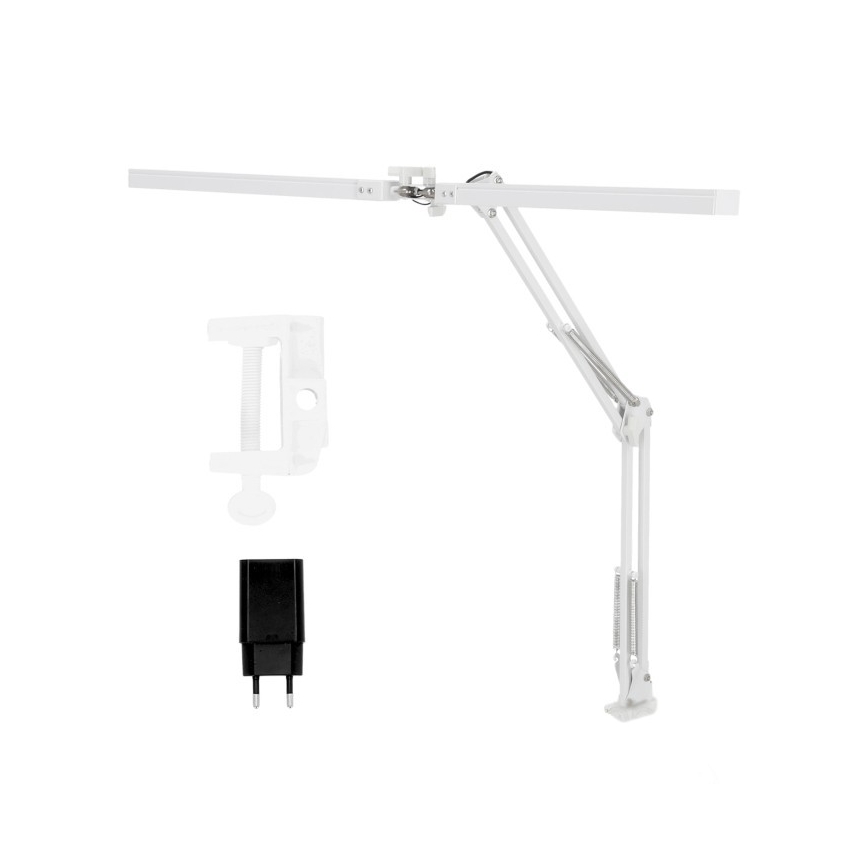 Brilagi - LED Regulação flexível candeeiro de mesa VARIO 2xLED/14W/230V 3000-6000K branco