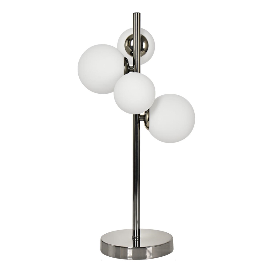 Brilagi - Candeeiro de mesa LED MILLA 4xG9/3W/230V cromado brilhante/branco