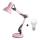 Brilagi - Candeeiro de mesa LED ROMERO 1xE27/10W/230V rosa