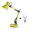 Brilagi - Candeeiro de mesa LED ROMERO 1xE27/10W/230V verde