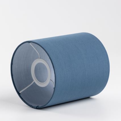 Brilagi - Candeeiro de mesa NUBILA WOOD 1xE27/25W/230V carvalho/azul escuro