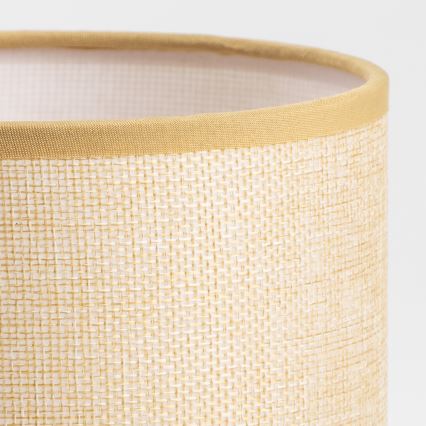 Brilagi - Candeeiro de mesa NUBILA WOOD 1xE27/25W/230V carvalho/castanho claro
