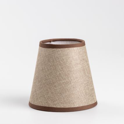 Brilagi - Candeeiro de mesa NUBILA WOOD 1xE27/25W/230V carvalho/castanho