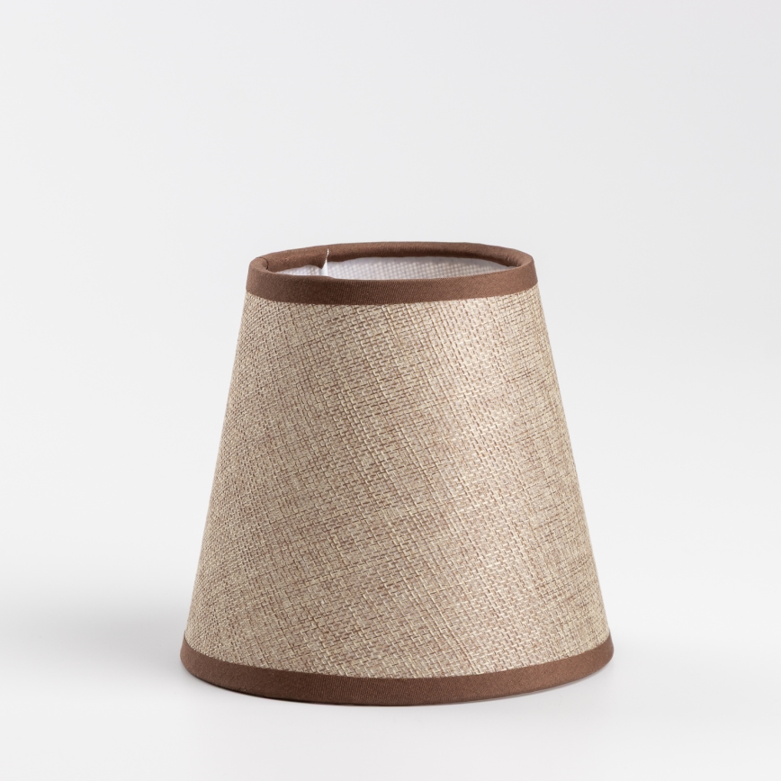 Brilagi - Candeeiro de mesa NUBILA WOOD 1xE27/25W/230V carvalho/castanho