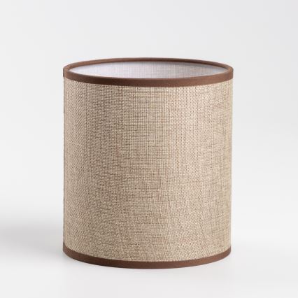 Brilagi - Candeeiro de mesa NUBILA WOOD 1xE27/25W/230V carvalho/castanho