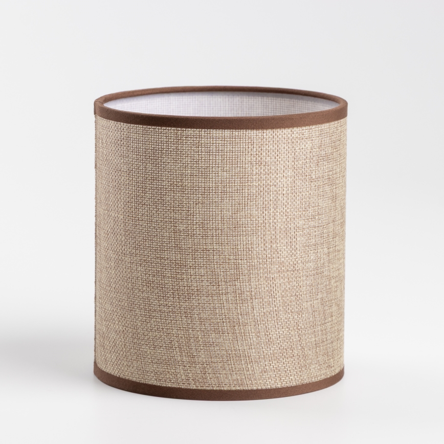 Brilagi - Candeeiro de mesa NUBILA WOOD 1xE27/25W/230V carvalho/castanho