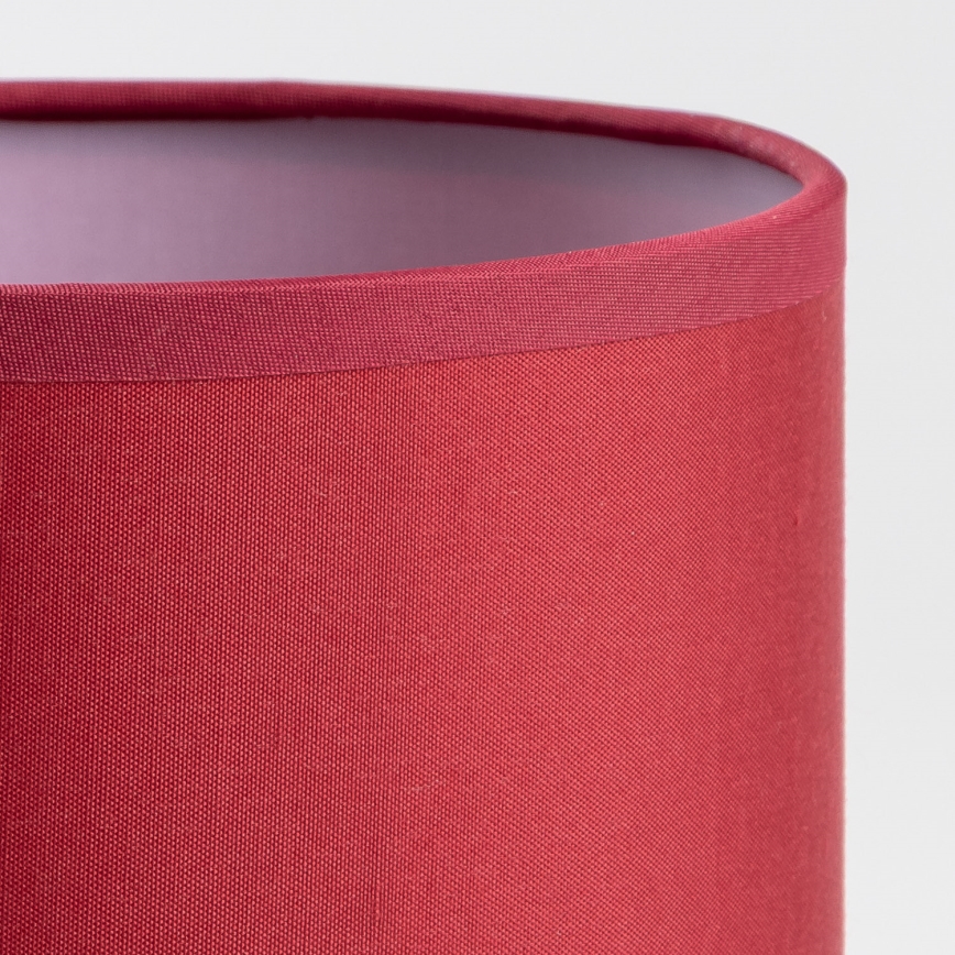 Brilagi - Candeeiro de mesa NUBILA WOOD 1xE27/25W/230V carvalho/Pompeiano vermelho