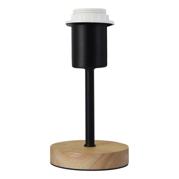 Brilagi - Candeeiro de mesa NUBILA WOOD 1xE27/25W/230V carvalho/preto