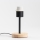 Brilagi - Candeeiro de mesa NUBILA WOOD 1xE27/25W/230V carvalho/preto