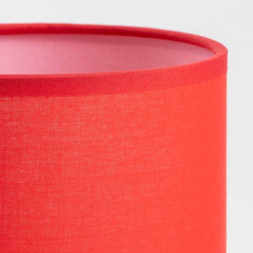 Brilagi - Candeeiro de mesa NUBILA WOOD 1xE27/25W/230V carvalho/vermelho