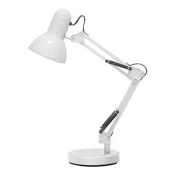 Brilagi - Candeeiro de mesa ROMERO 1xE27/60W/230V branco