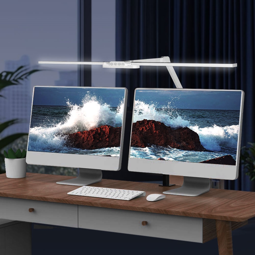 Brilagi - Candeeiro de mesa flexível tátil LED com regulação VARIO LED/24W/230V 3000-6500K CRI 92 branco