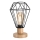 Brilagi - Candeeiro de mesa WOODY BASKET 1xE27/60W/230V carvalho