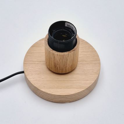 Brilagi - Candeeiro de mesa WOODY BASKET 1xE27/60W/230V carvalho