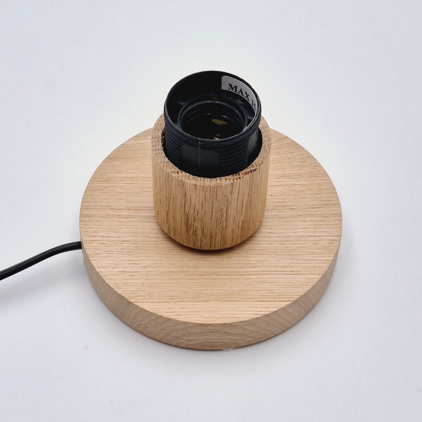 Brilagi - Candeeiro de mesa WOODY BASKET 1xE27/60W/230V carvalho