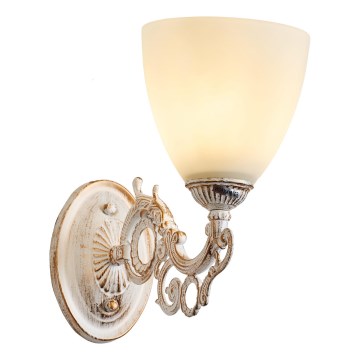 Brilagi - Candeeiro de parede CLASSIC 1xE27/60W/230V creme/pátina