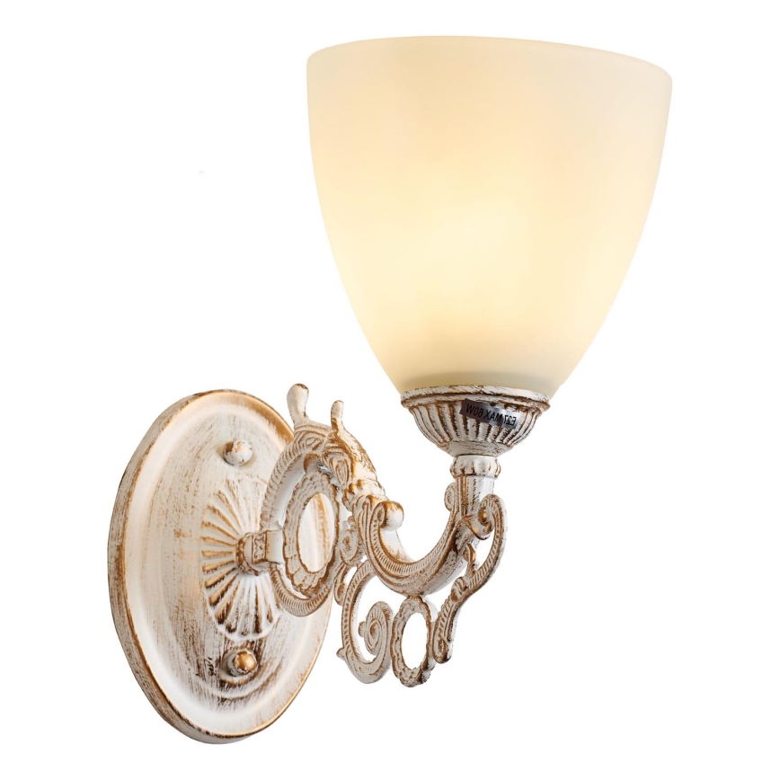 Brilagi - Candeeiro de parede CLASSIC 1xE27/60W/230V creme/pátina